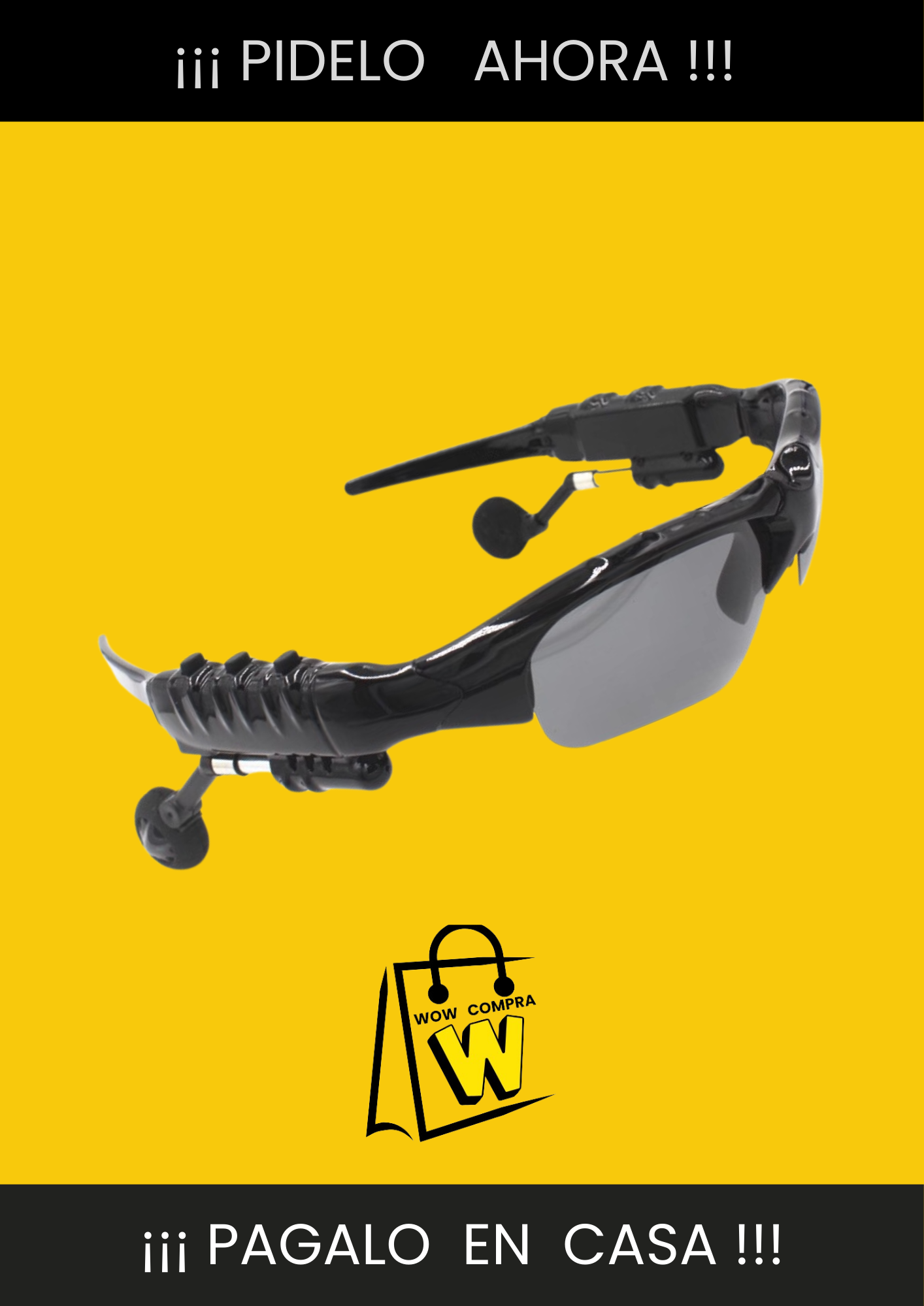 BeatEyes™ Bluetooth Glasses - Lentes bluetooth con audifonos