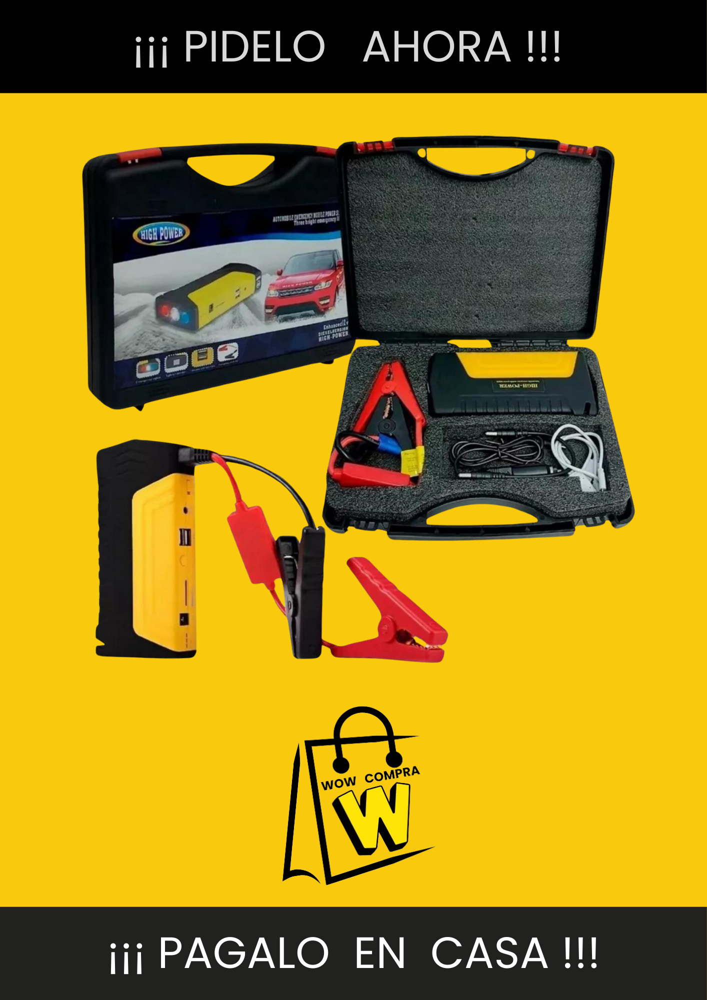 PowerCharge™ 12V Battery Starter - Kit de Partida de Batería