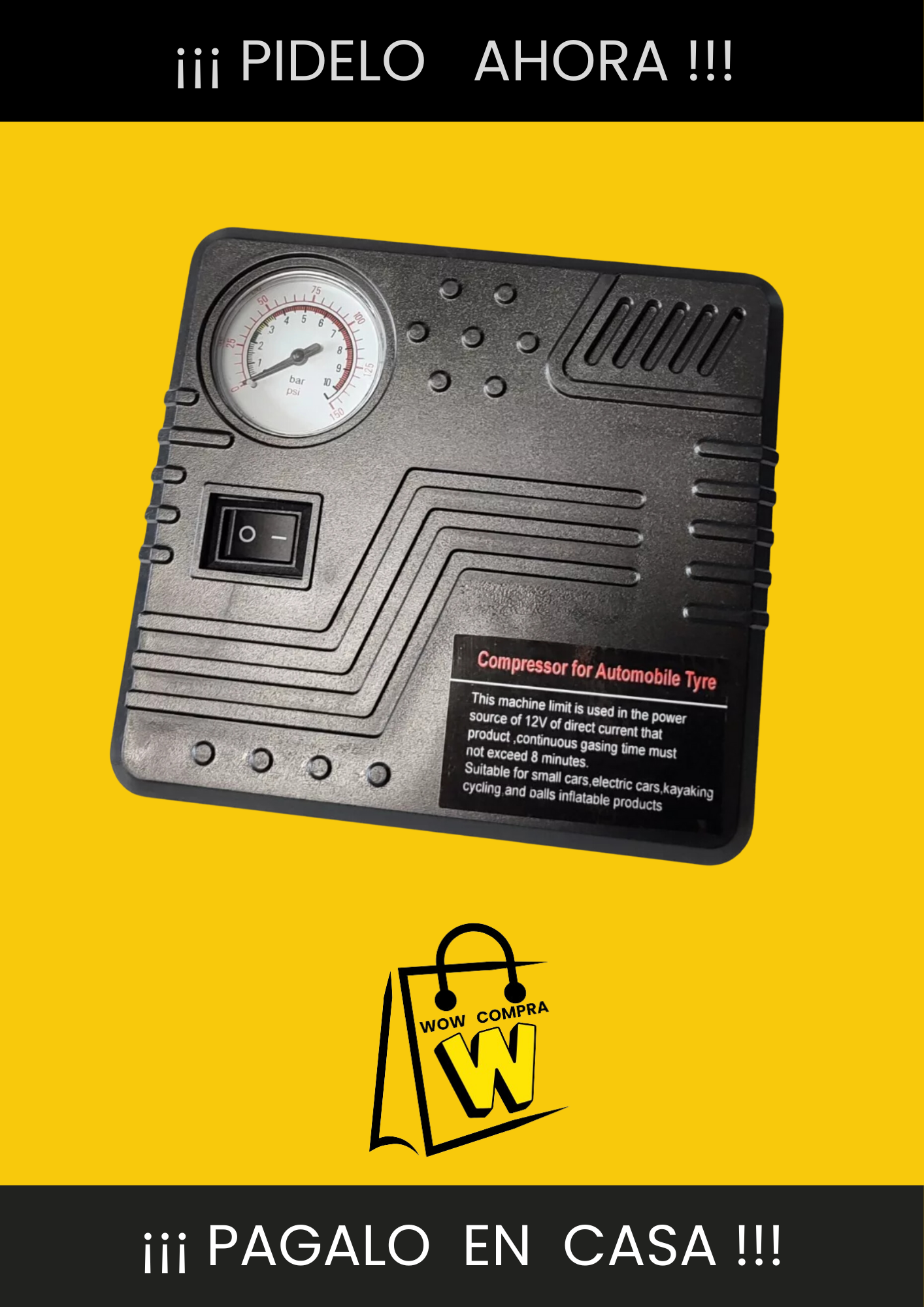 PowerCharge™ 12V Battery Starter - Kit de Partida de Batería